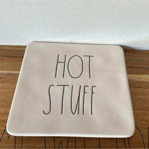 New Rae Dunn Hot Stuff Hot Plate Holder